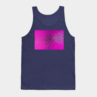 Binary Numbers, Computer Talk, Pink Tank Top